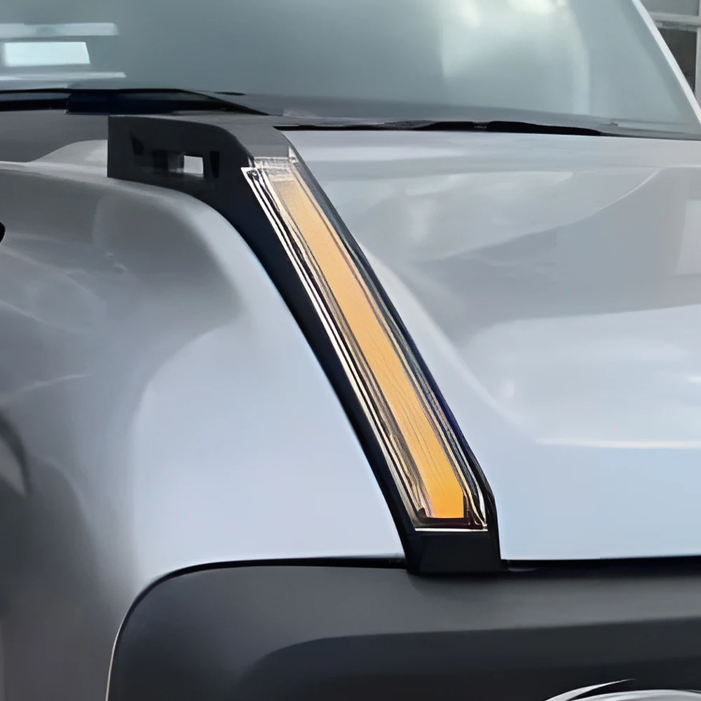 For Ford Bronco Front Hood 2021-2024 Upgrade LED Flashing Signal Light Front Hood Light Assembly Tool Car Accessories