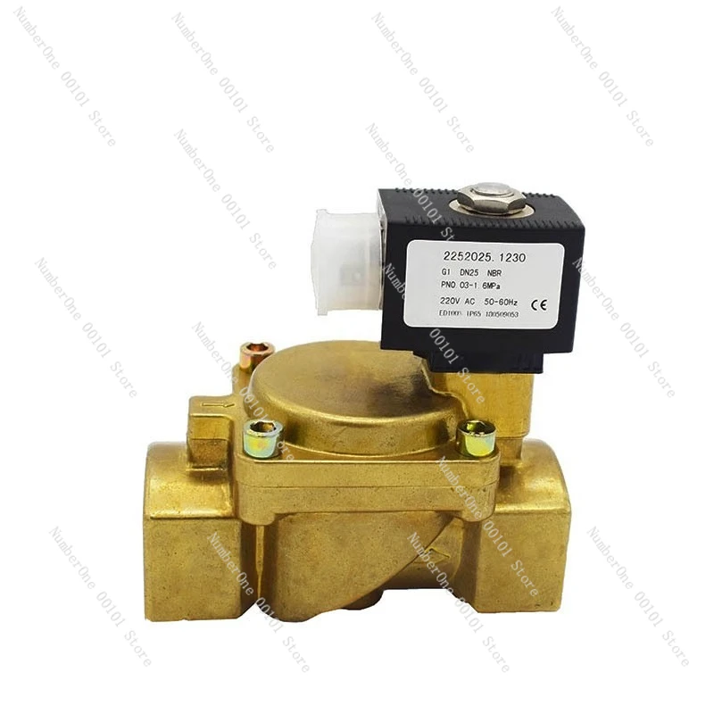 2/2 normally closed brass solenoid valve, pilot-operated solenoid valve, diaphragm type threaded water solenoid valve