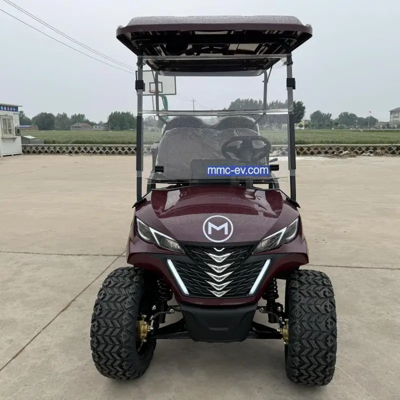 Legal Off Road Hunting Golf Cart 60V Lithium Custom 4 Seat + Golf Bag Holder Golf Cart Outdoor Adventure 4Seat Golf Cart