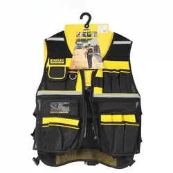 Portable Hardware Tool Vest Multifunctional Work Clothes Electrician Tool Kit Reflective Wrench Screwdriver Organizer Vest Bag