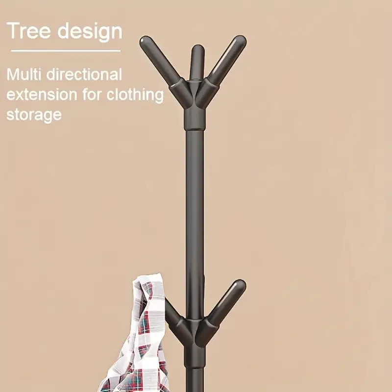 Simple Coat Rack Hooks Coat Clothes Tree Stand Floor Standing Coat Rack Standing Coat Tree With 9 Hooks For Hallway Living Room