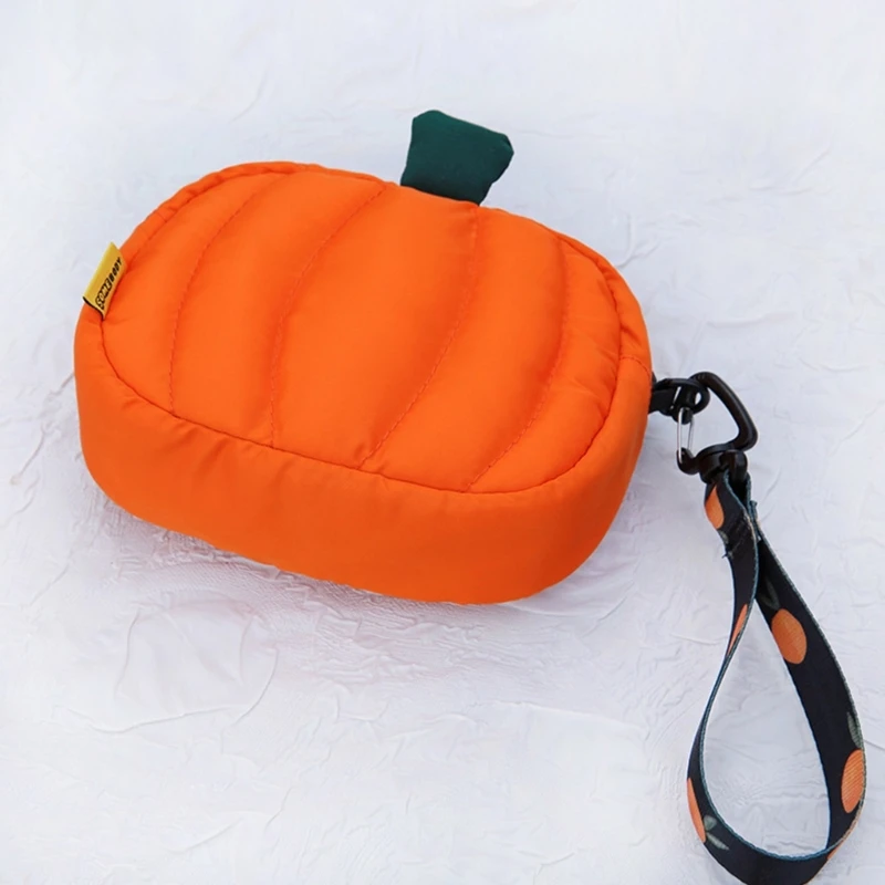 Stylish Halloween Pumpkin Purse Mini Funny Pumpkin Shoulder Bag for Women Girls
