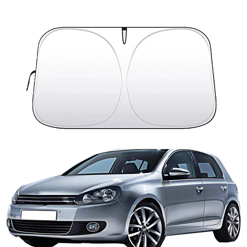 

Car Window Sunshade Cover Sun Shade Windshield Visor Protector Windscreen For Volkswagen Golf 3 4 5 6 7 MK3 MK4 MK5 1991-2018