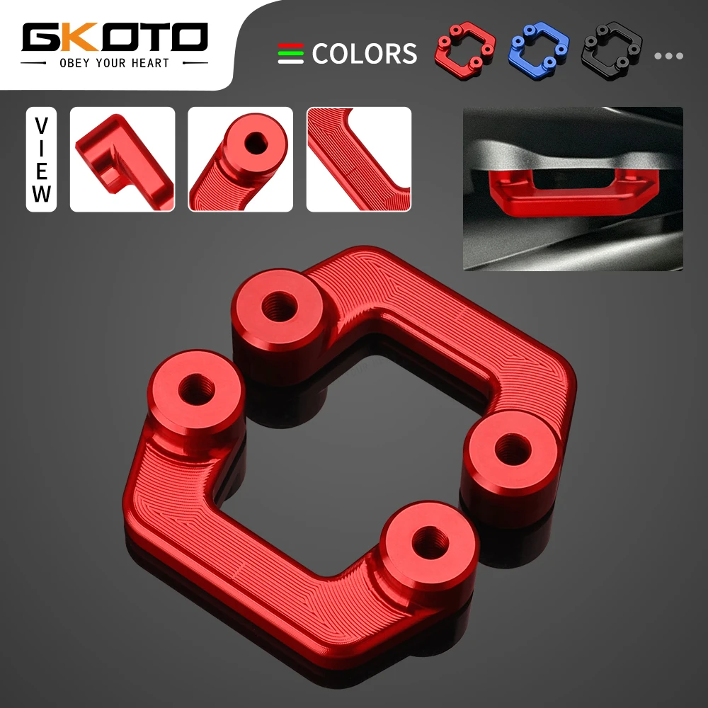 For YAMAHA YZF R7 YZFR7 YZF-R7 2021-2025 Motorcycle CNC Rear Passenger Footrest Pedal Racing Hook Foot Peg Blanking Plate Remove