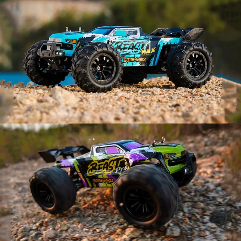 SG116PRO RC Car 1/16 Climbing Car 4WD Drive Szybki pojazd terenowy Bezszczotkowy profesjonalny wyścigowy samochód zdalnie sterowany dla dorosłych