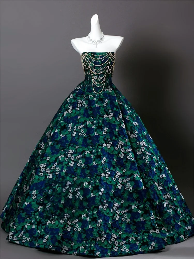 

Новое великогабаритное платье с открытыми плечами и завязками на талии в стиле музыкального художественного экзамена, фортепиано, вокала, платье на день рождения