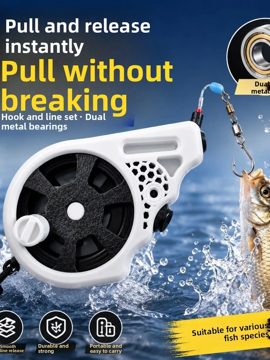 Portable  Pocket Fishing Gear No Rod Raft Bank Bridge Outdoor Exploration Wilderness Survival Crab Equipment ABU Brand