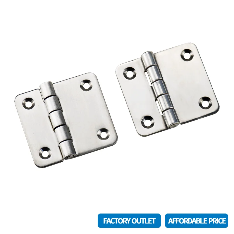 (10Pieces) Industrial Folding Hinge Hinge Fold Open 180 Degrees Rotation 304 Stainless Steel Cabinet Door Fold