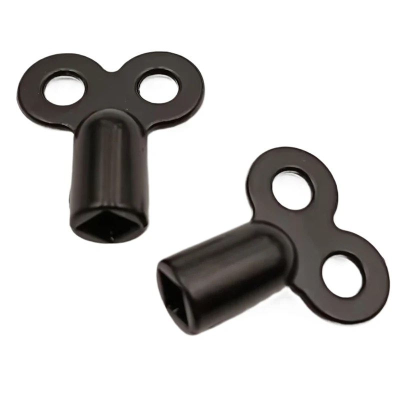 Radiator Valve Key Plumbing Faucet Water Tap Bleeder Air Vent Central Heating Heater Wrench Black Key Tool view 6