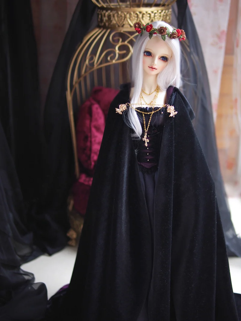 1/3 Scale BJD เสื้อผ้าตุ๊กตาอุปกรณ์เสริมเสื้อคลุมรัดตัวผ้าไหมชุด Vintage ชุดสำหรับ BJD/SD SDGr SD16สาวใหญ่ C0717