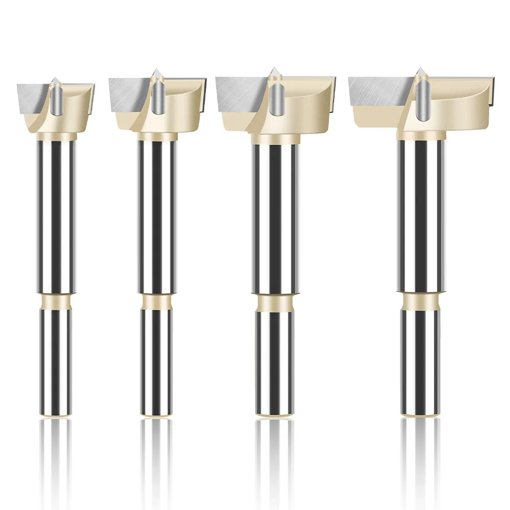 Imagem -06 - Forstner Dicas Ferramentas para Trabalhar Madeira Buraco Viu Cortador Dobradiça Brocas Haste Redonda Tungstênio Cortador de Carboneto 15 Mm60 mm 1pc