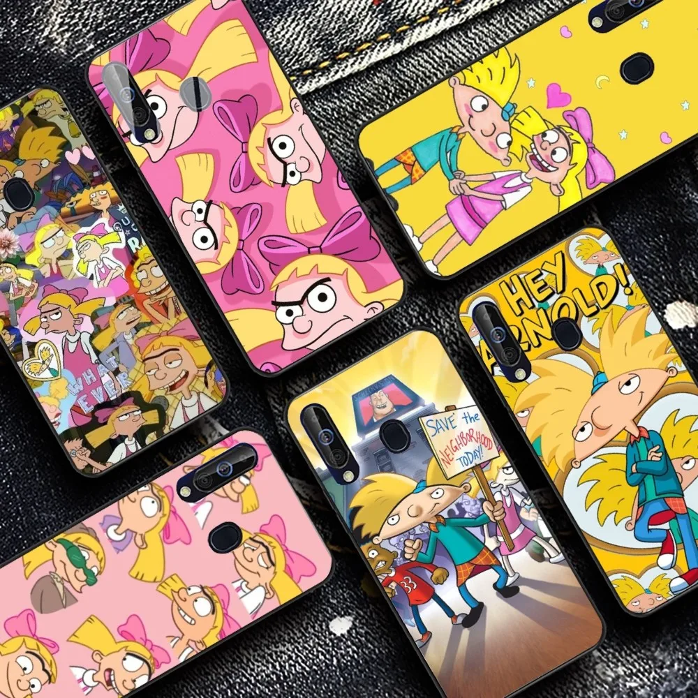 

Hey Arnold Phone Case For Samsung A 13 21 30 31 32 51 52 53 70 for Huawei Honor 50 60 70 for OPPO vivo