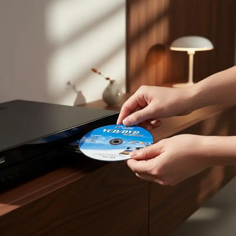 CD DVD VCD Player Lens Cleaner 1 Set Safe Gentle Cleaning For Optical Lens Home Use Support All Standard Player Models