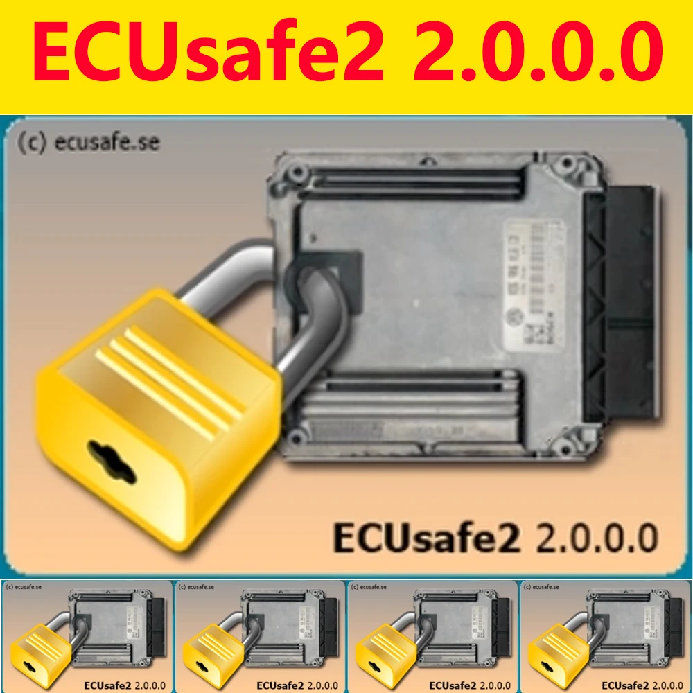 Newest ECU-Safe 2.0 ECU ECM Car software for ecu programming English Diagnostic Softwares For Car and Trucks CD DVD 32gbUSB link