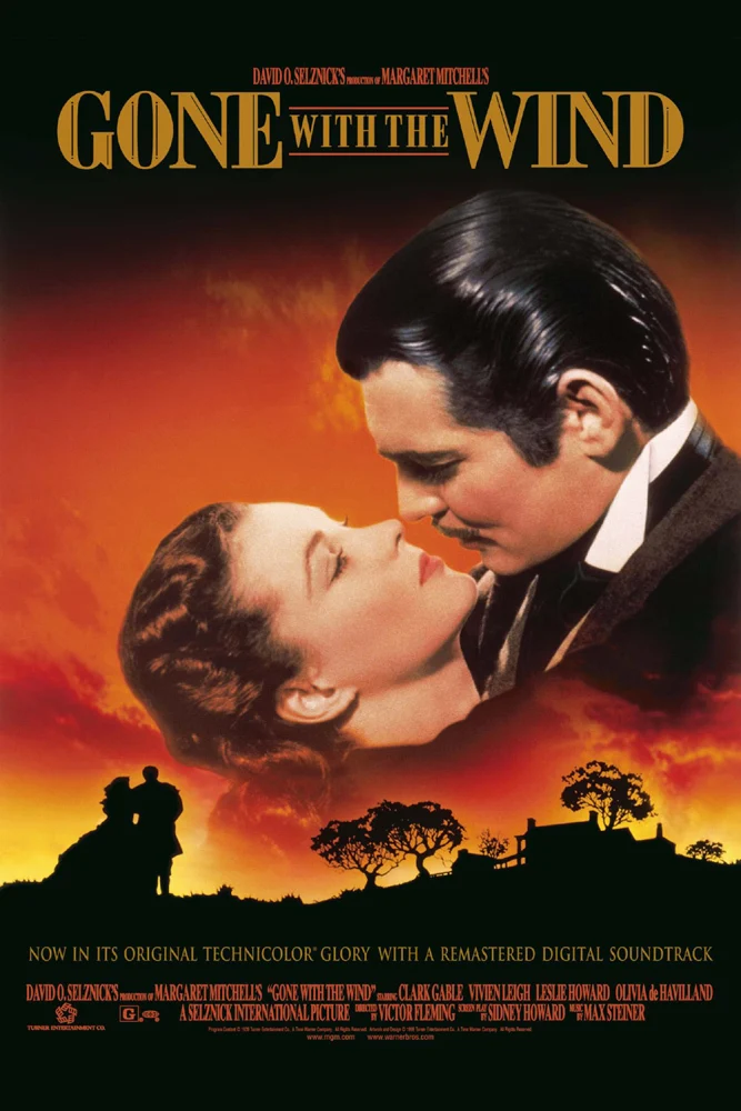 

Фильм «Унесенные ветром» (1939) Печать плакатов Наклейка на стену Домашний декор Бар Кафе Художественная живопись