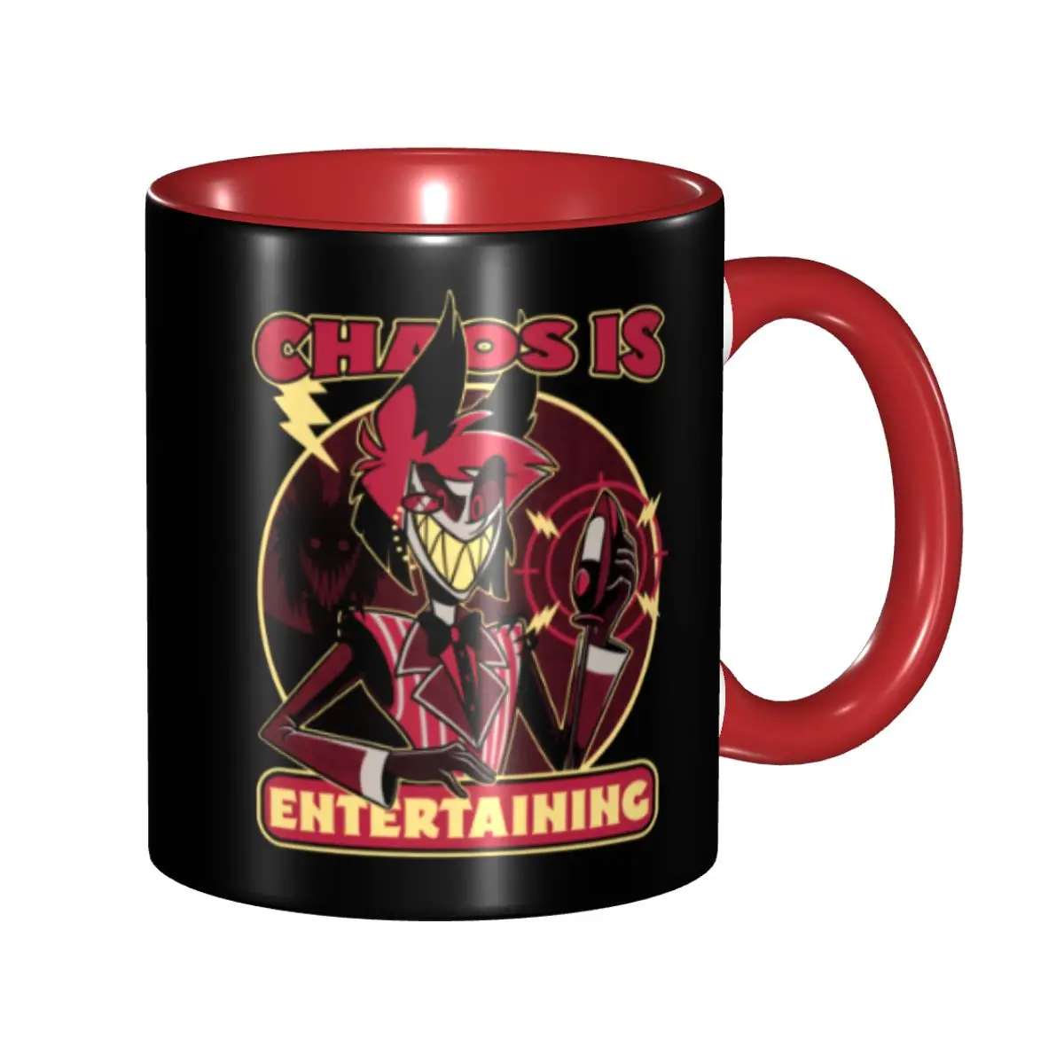 

Hazbins Anime Animation Hotel Coffee Mugs DIY Customized Ceramic Milk Tea Mug Cup
