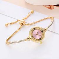 Fashion Rhinestone Women's Watch Fine Strap Female Analog Quartz Watches Clock Reloj Mujer
