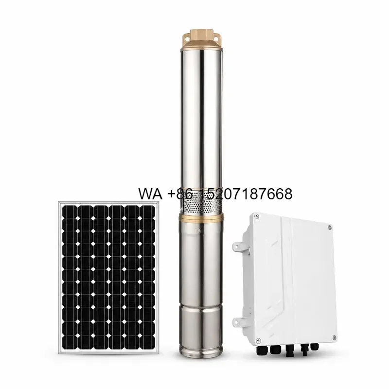 Wmwmnu for SHP-41 4 Inch Solar Water Pump High Flow 304 Stainless Steel Submersible for Agricultural Irrigation Farm