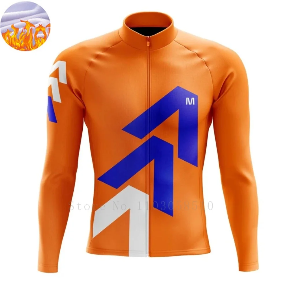 

Winter Thermal Fleece Jersey Cycling Jacket Men's Long Sleeve Multifunction Jacket Bike Ropa Ciclismo Bike sports Coat Top