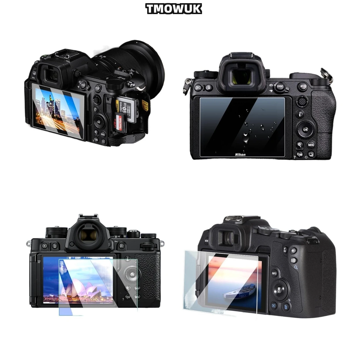 

For Nikon Z5 Z6 Z7 Z8 Z9, Cam Screen Guard, Ultra-Clear 9H Tempered Protection