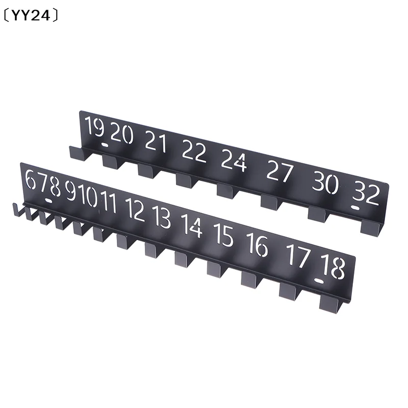 

王YY24 августНастенный держатель для гаечных ключей Прочный сверхпрочный металлический настенный органайзер для винтов с пронумерованными слотами