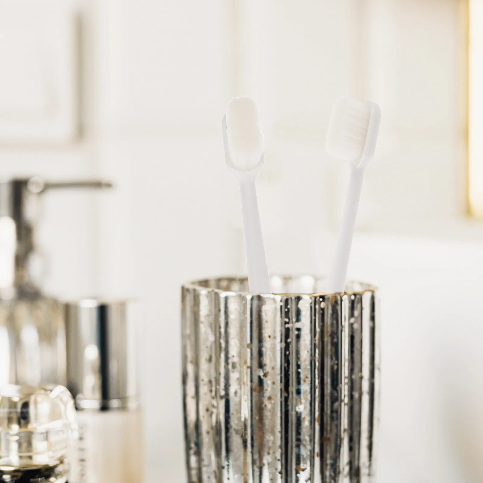 

Набор из 8 зубных щеток с мягкой щетиной для ухода за деснами, с длинной ручкой, легкие, портативные, для ежедневного использования, для мам, беременных и рожениц