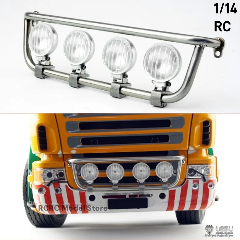 

1/14 RC Грузовик Решетка Бампер Свет Светодиодное Освещение LED LESU S-1253-A -B Для Tamiya 1 14 RC Трактор Грузовик R620 R470 Запчасти Аксессуары