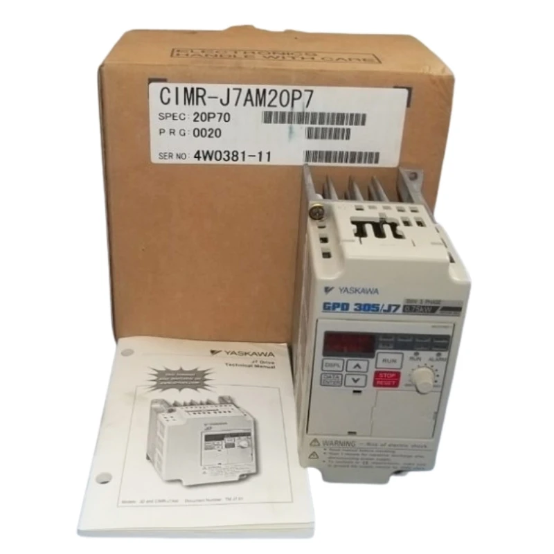 New In Box Yaskawa CIMR-J7AM20P7 Inverter 1 Year Warranty In Stock