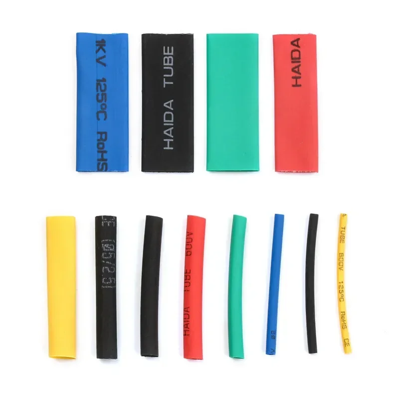 

530pcs Heat Shrink Sheath Wire Protective Sleeve Insulation Heat Shrink Tubes Waterproof Shrink Crapping Cable Protector