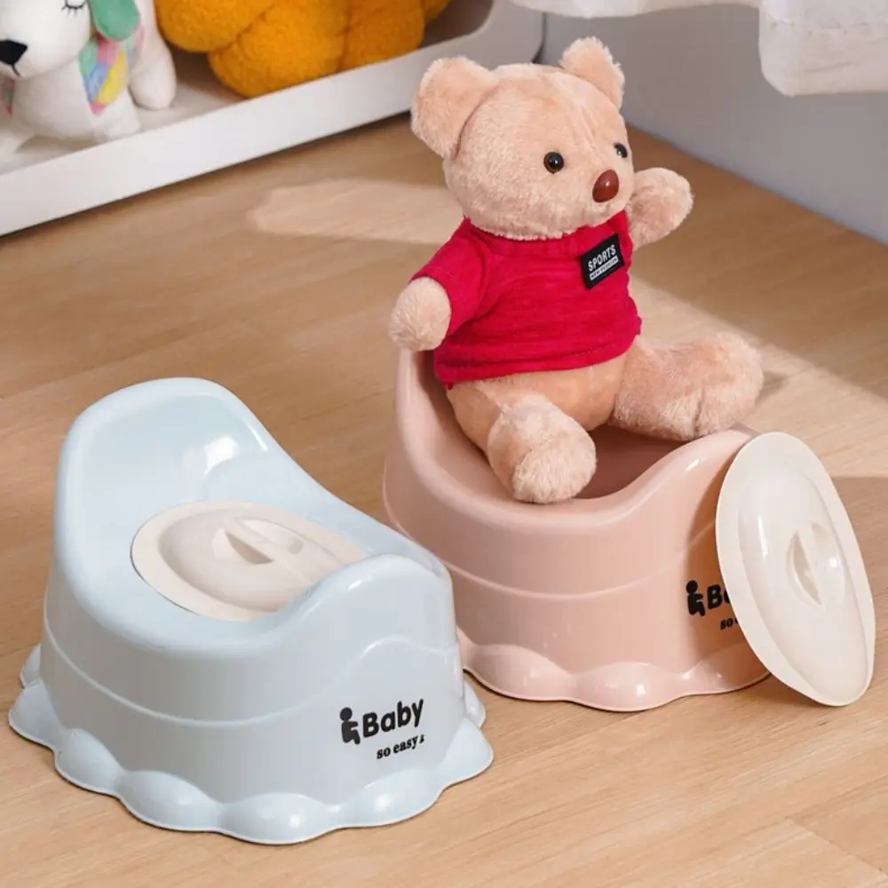 

Ergonomic Design Potty Training Seat with Lid Moveable Urinals Chair Cartoon Toilet Supplies for 0-6 Years Old Boys Girls