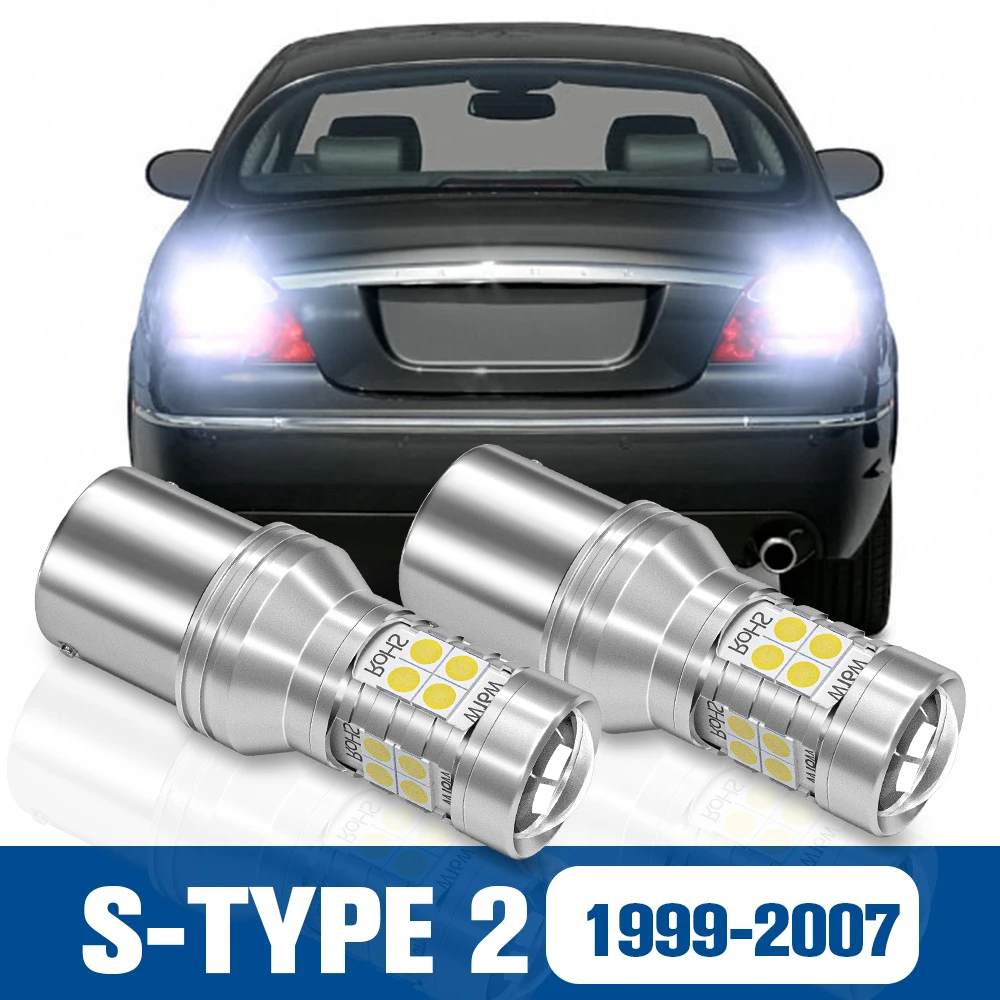 

2pcs LED Reverse Light Back up Lamp Accessories Canbus For Jaguar S-TYPE S TYPE 2 1999-2007 2000 2001 2002 2003 2004 2005 2006