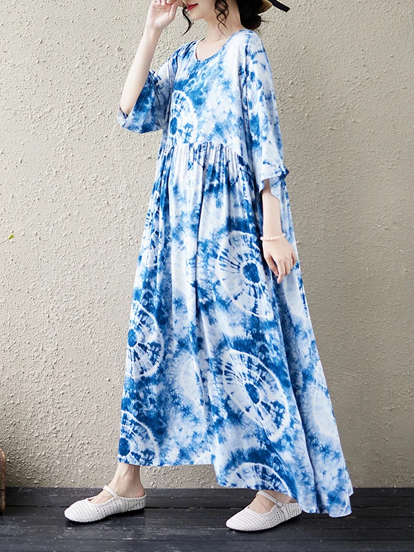 Luźna sukienka damska z bawełn – Ethnic Fashion Walk recenzja i cena