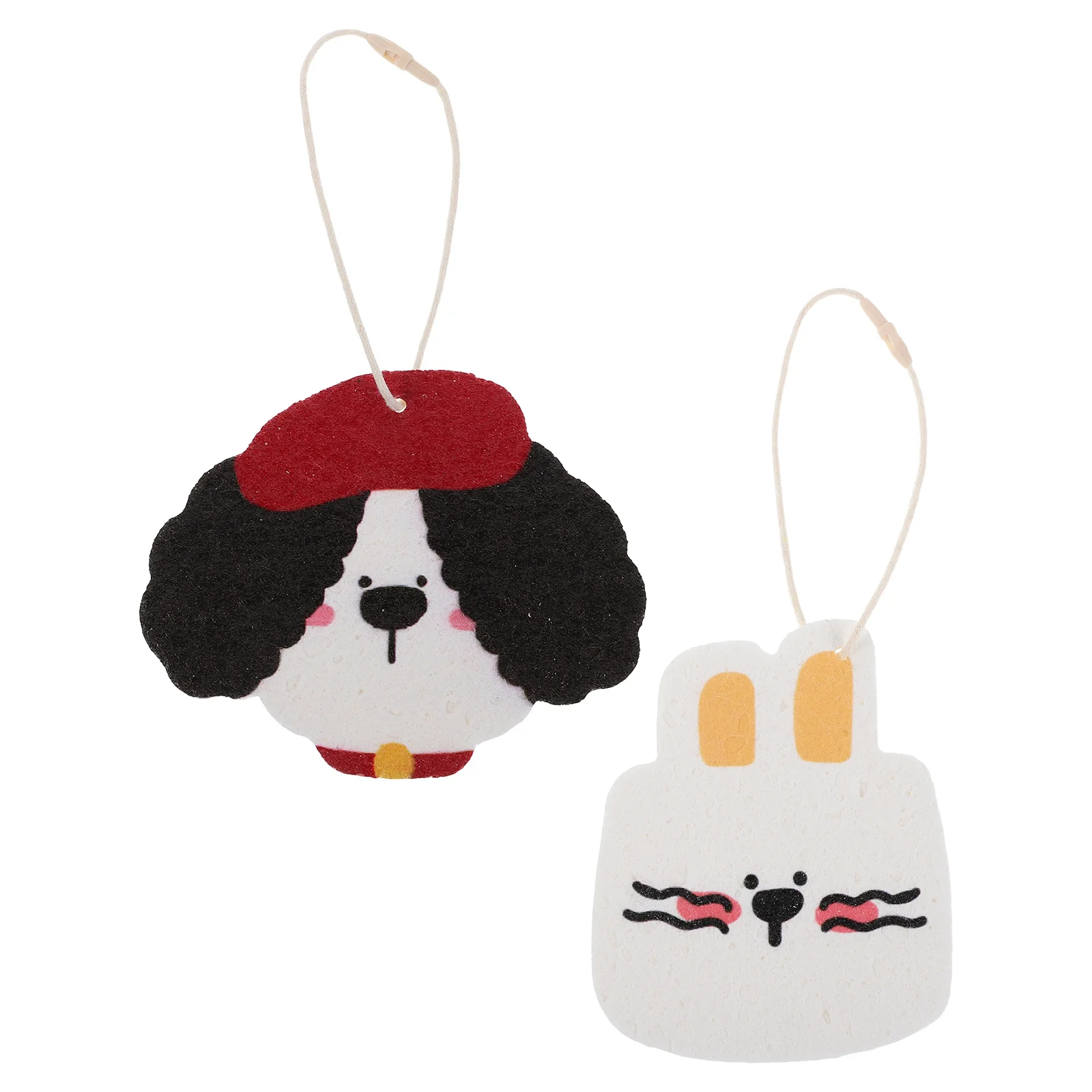 

2Pcs Wood Pulp Cleaning Sponges Soft Absorbent Cartoon Dishwashing Scrub Pads Non Scratch Kitchen Tools for Dishes Bowls Pots