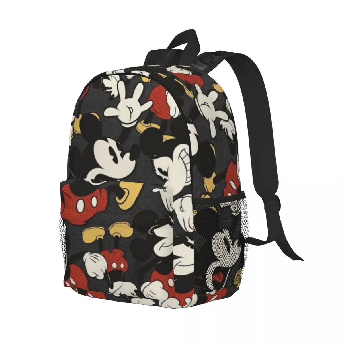 Mickey Mouse Lightweight 15-Inch Backpack - Versatile and Stylish Bag for School, Travel, and Daily Use