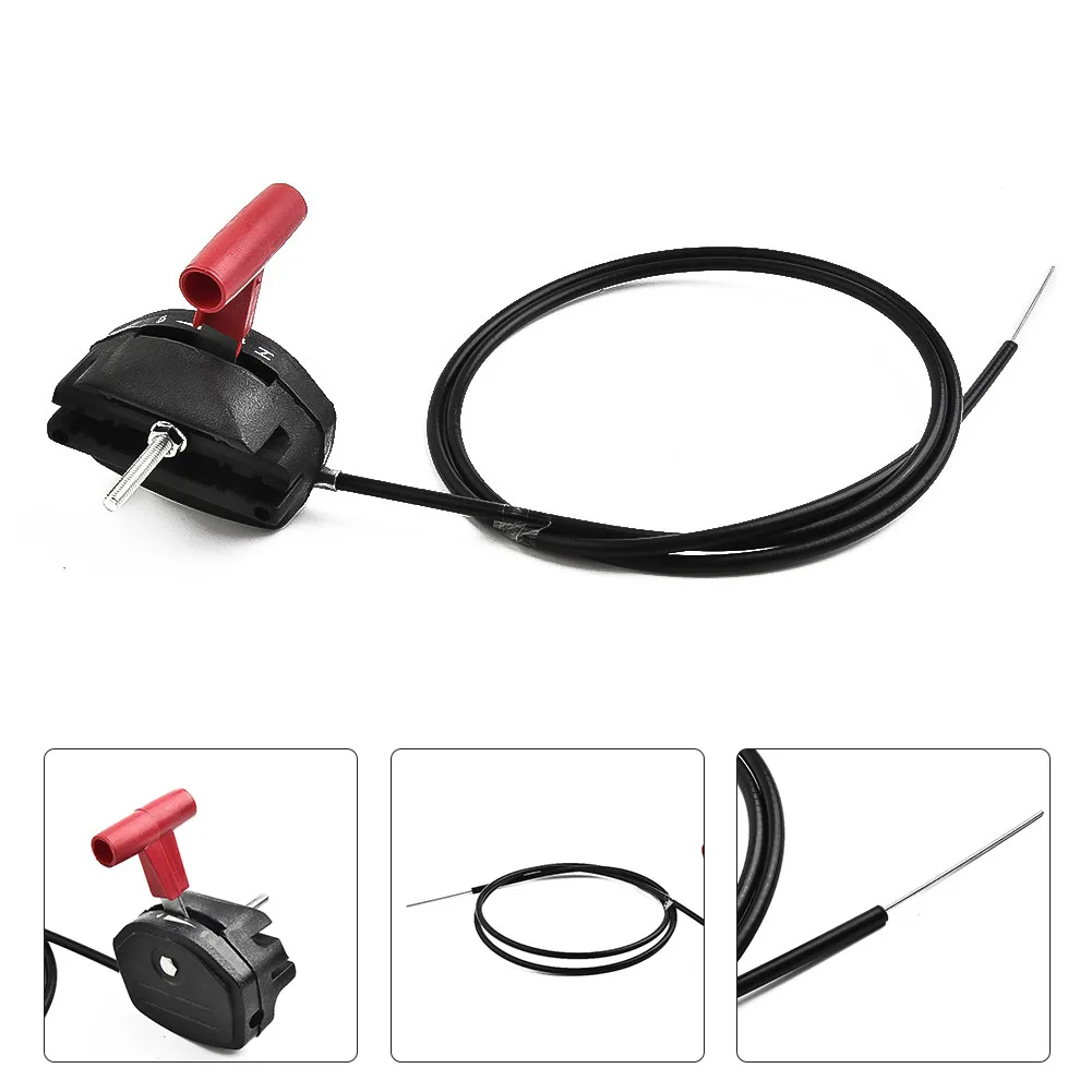 1pc Throttle Cable With Lever 142cm 56inch Garden Power Tools Accessories Lawn Mower Replacement Parts For Most Lawns