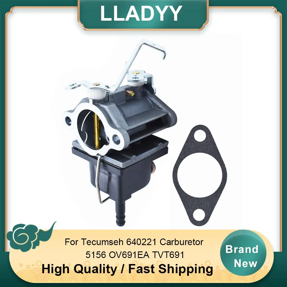 

Replacement Carburetor Kit for Tecumseh OV691EA TVT691 5156 Snow Blower - OEM 640221
