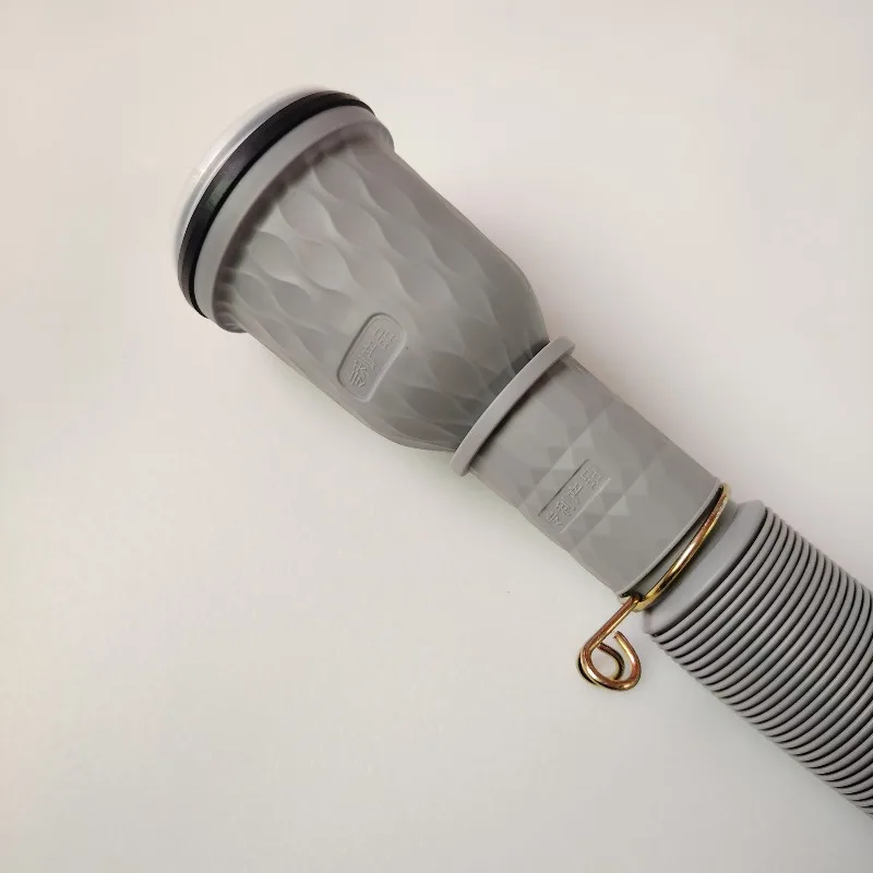 Washbasin Stainless Steel Sewer Drain Pipe Kitchen General Sink High Temperature Pipe Deodorant Drain Bellows