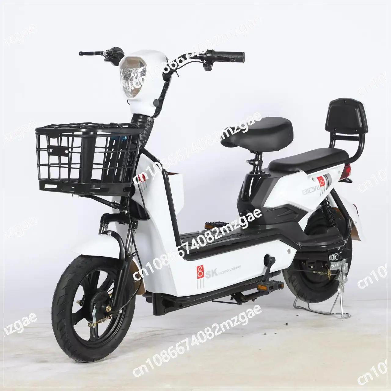 

Portable two-wheeled fully functional battery car, electric car with self-propelled pedal