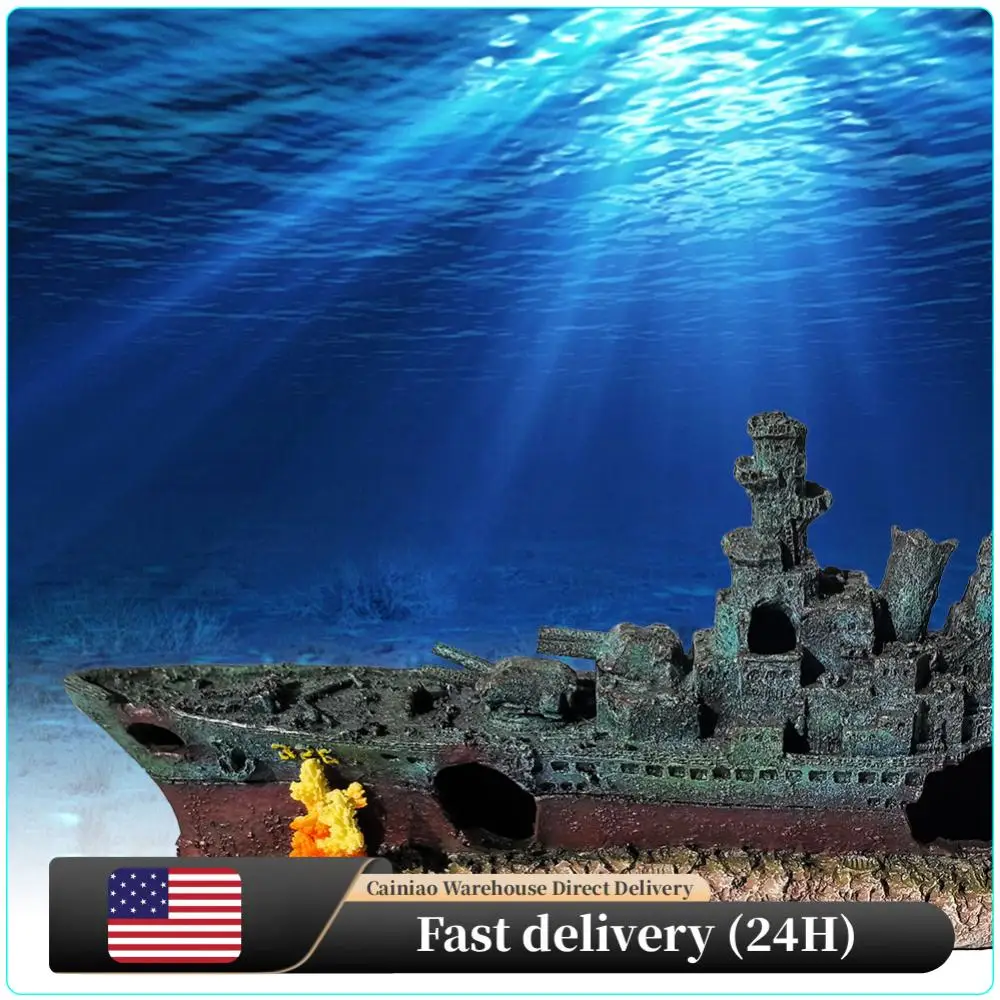 

Креативный декор для аквариума: многофункциональное украшение в виде кораблекрушения, декорации для аквариумных пещер и аксессуары для оформления.