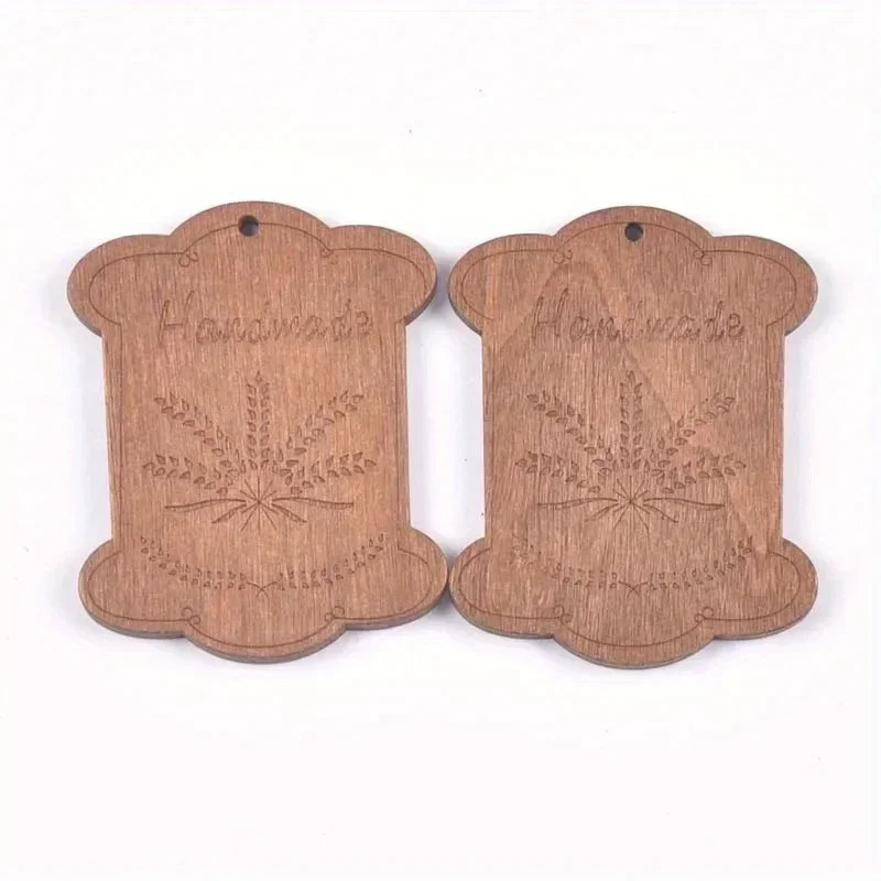 5Pcs/lot Flower Pattern Brown Wooden Bobbin Spools Cord Wire Sewing For Thread String Ribbons Reel Flat Spool Home Decor 68*53mm