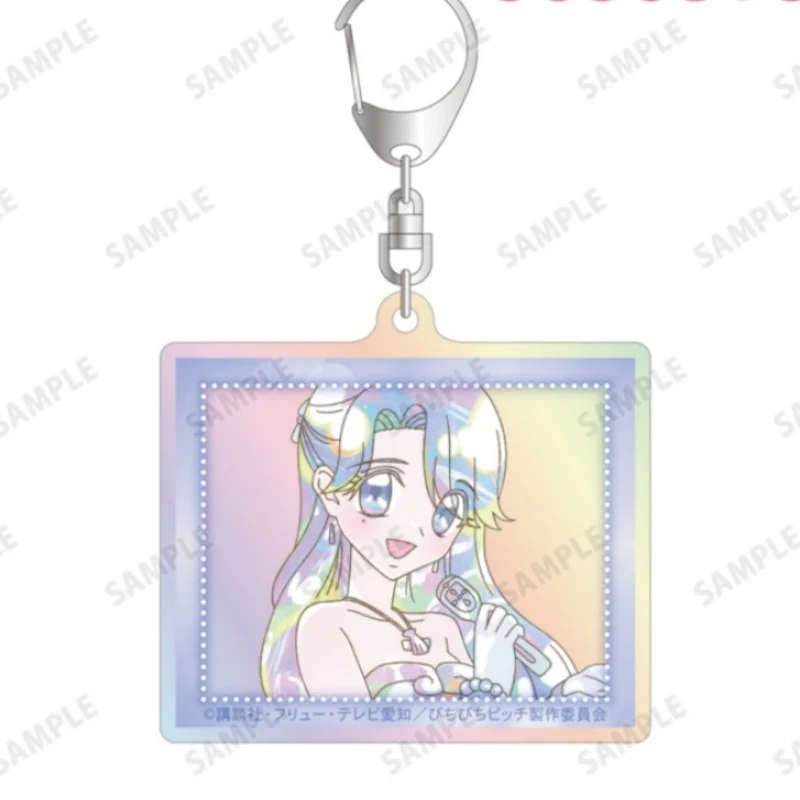 2026 Nuevo estilo Llavero colgante de acrílico Mermaid Melody Pichi Pichi Pitch 6CM Hanon Hosho/Caren/Kaito Domoto Regalo Llavero para coche