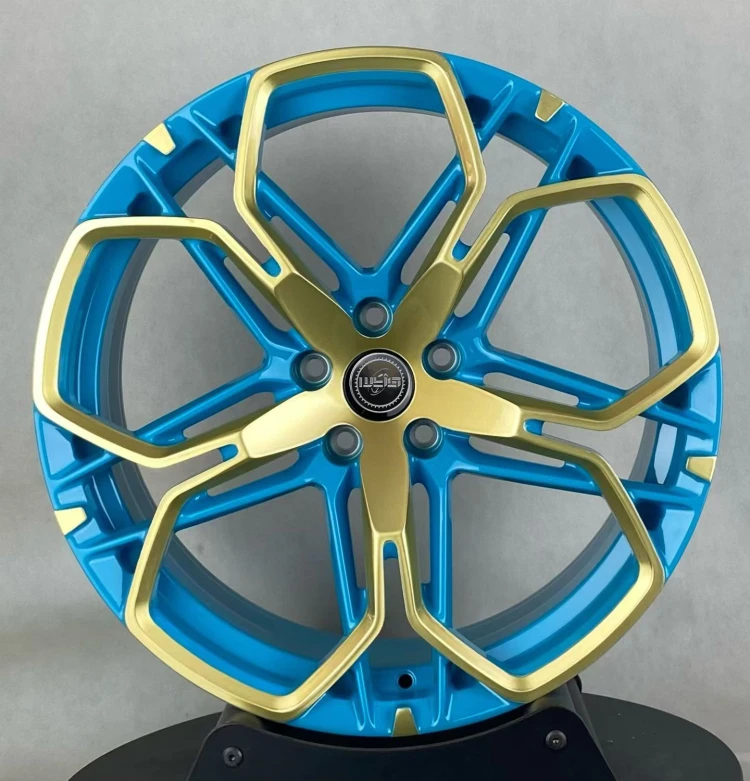 19 20 21 22-inch forged rims for Benz BMW Avatr 11 12 Xiao mi YU7 FUV SU7 5*114.3 High quality custom blue forged wheels