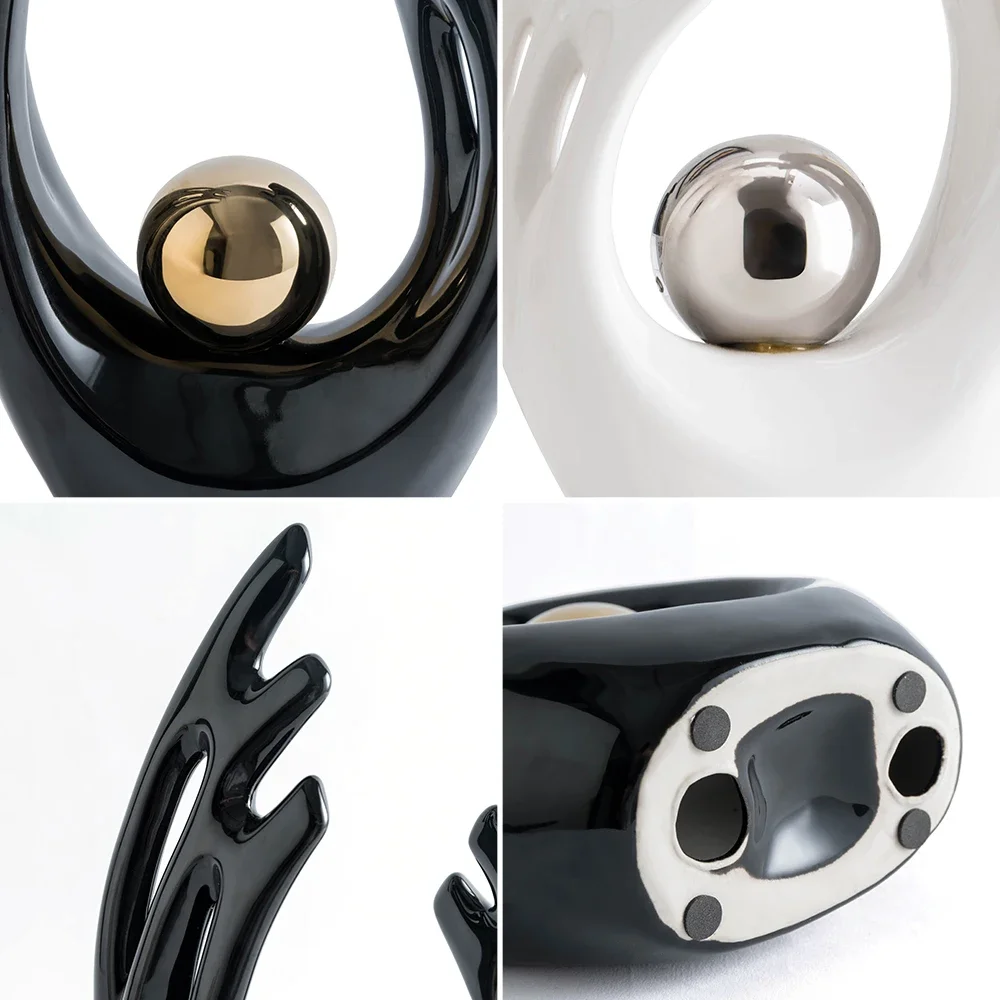 Desktop art decoration living room home decoration supplies ceramic Nordic creative