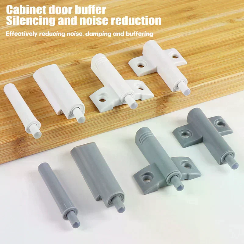 

10 шт., демпферные защелки для шкафа, буферы для дверного упора, кухонный шкаф, тихий ящик, мягкое закрытие, мебельная фурнитура, аксессуары