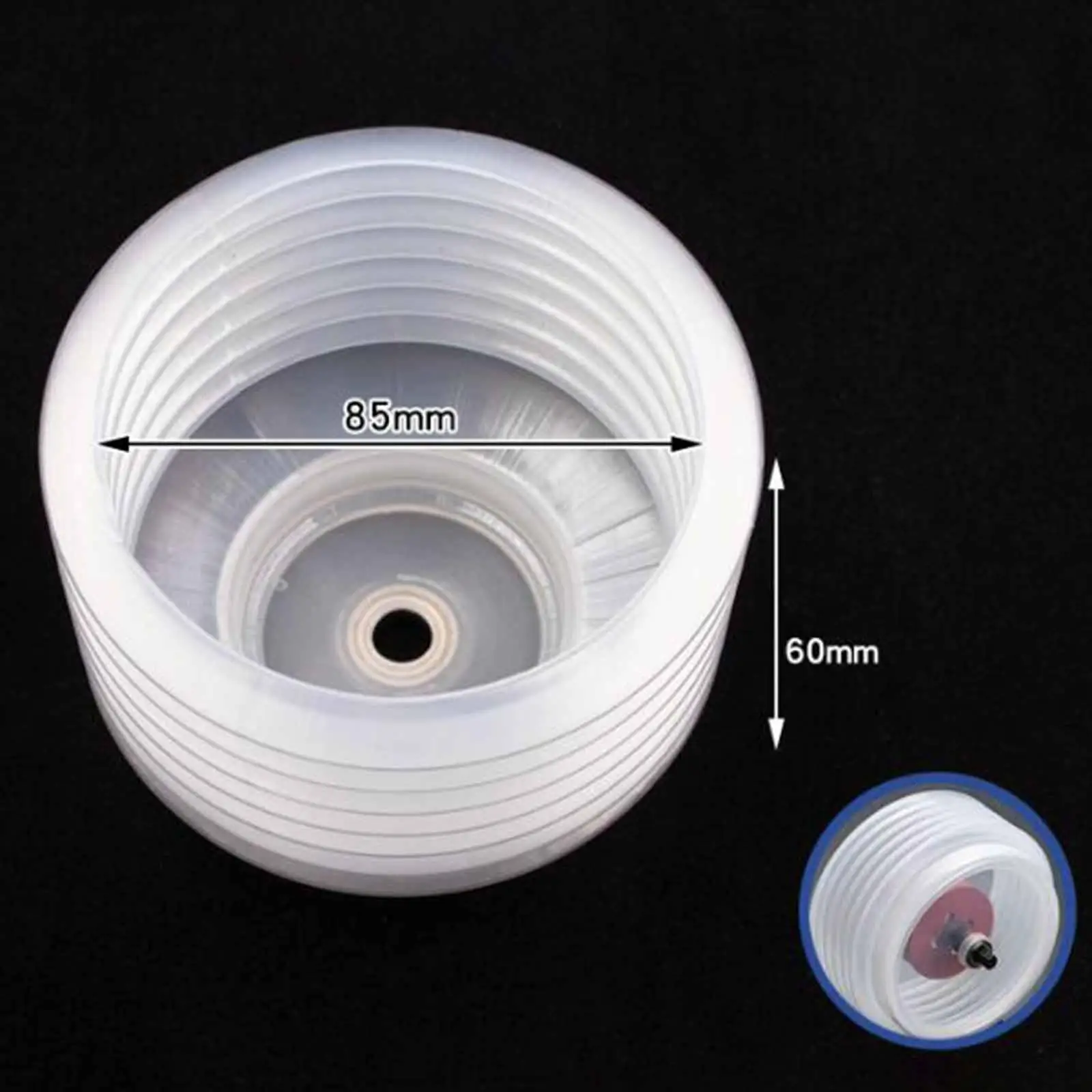 Transparent Holesaw Dust Bowl Catcher Mixed Size Kit for Drill Bit Plasterboard Ceiling Garage DIY Construction