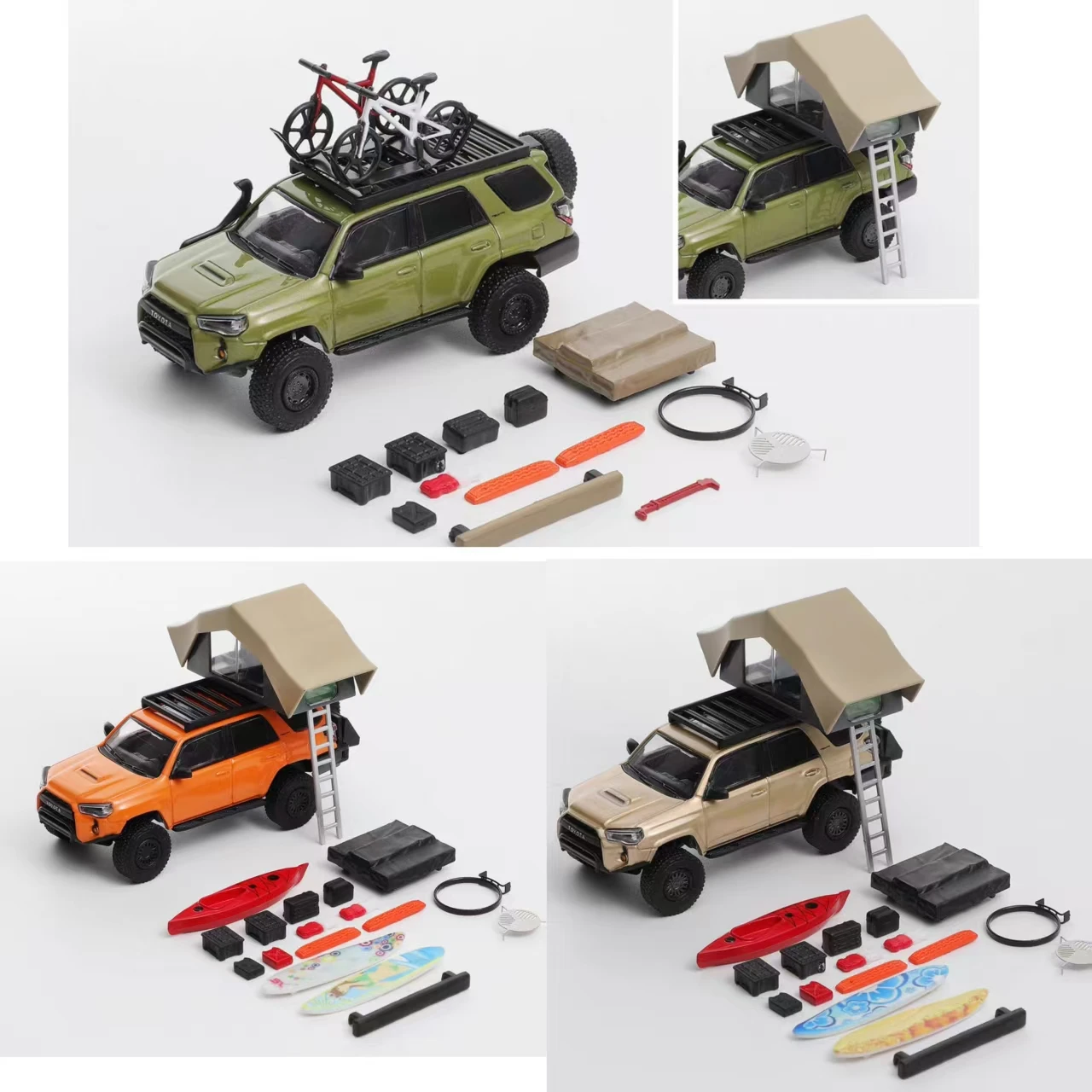 

Литой под давлением GCD масштаб 1:64 Toyota 4 Runner TRD PRO Light Revision, модель автомобиля из сплава, Коллекционная игрушка, подарок, сувенир, украшение для дисплея