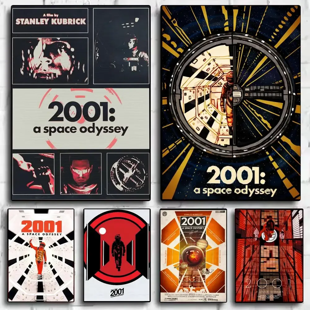 Movie A-2001: A Space Odyssey Painting Calligraphy Canvas HD Poster Waterproof Fade Resistant Wall Art Print for Home Decor
