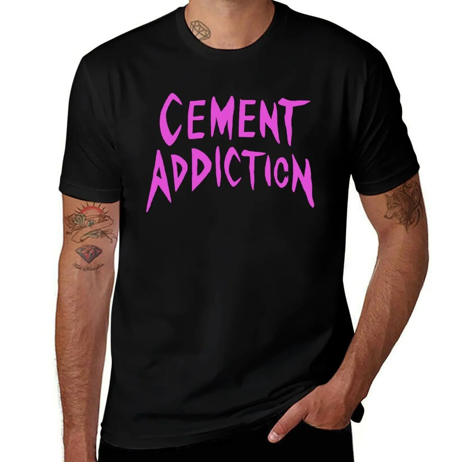 Cement Addiction T-Shirt Breathable Travel T-Shirt