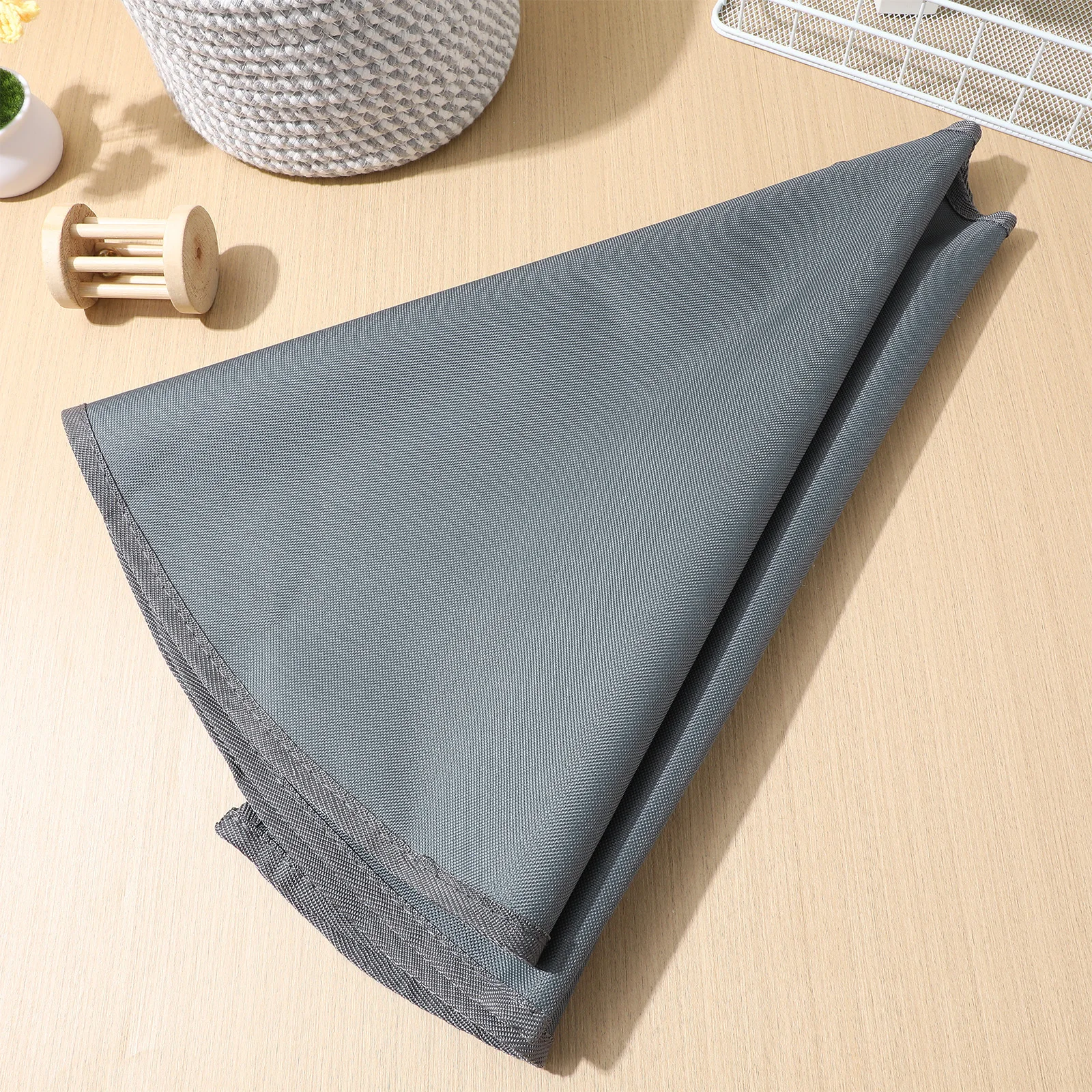 ผ้าคลุมฐานร่มกันน้ำ 1 ชิ้น ทำจากผ้า Oxford ป้องกันฝุ่น สีเทา อุปกรณ์เสริมสำหรับใช้งานกลางแจ้ง ผ้าคลุมร่มอายุการใช้งานยาวนาน