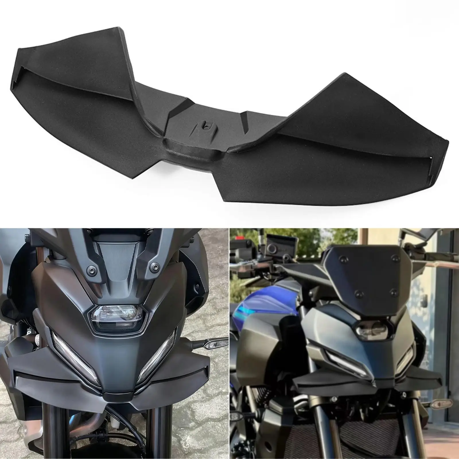

Front Spoiler Wing Downforce Aerodynamic Wing Cover Motorcycle Front Fairing Winglet for Yamaha